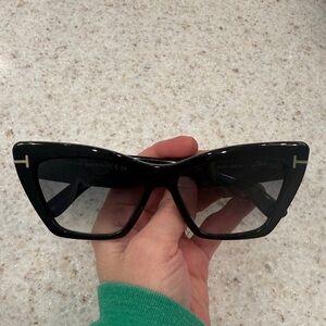 Tom Ford Black Cat-Eye Sunglasses